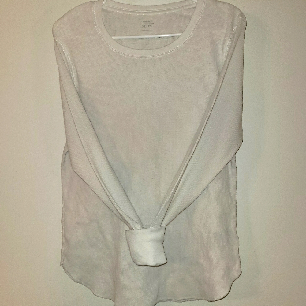 5 for $25!  White thermal tee